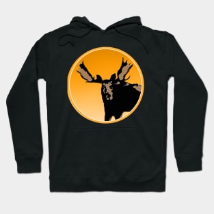 Moose at Sunset Hoodie